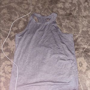 Grey Athleta tank grey and mesh on sides